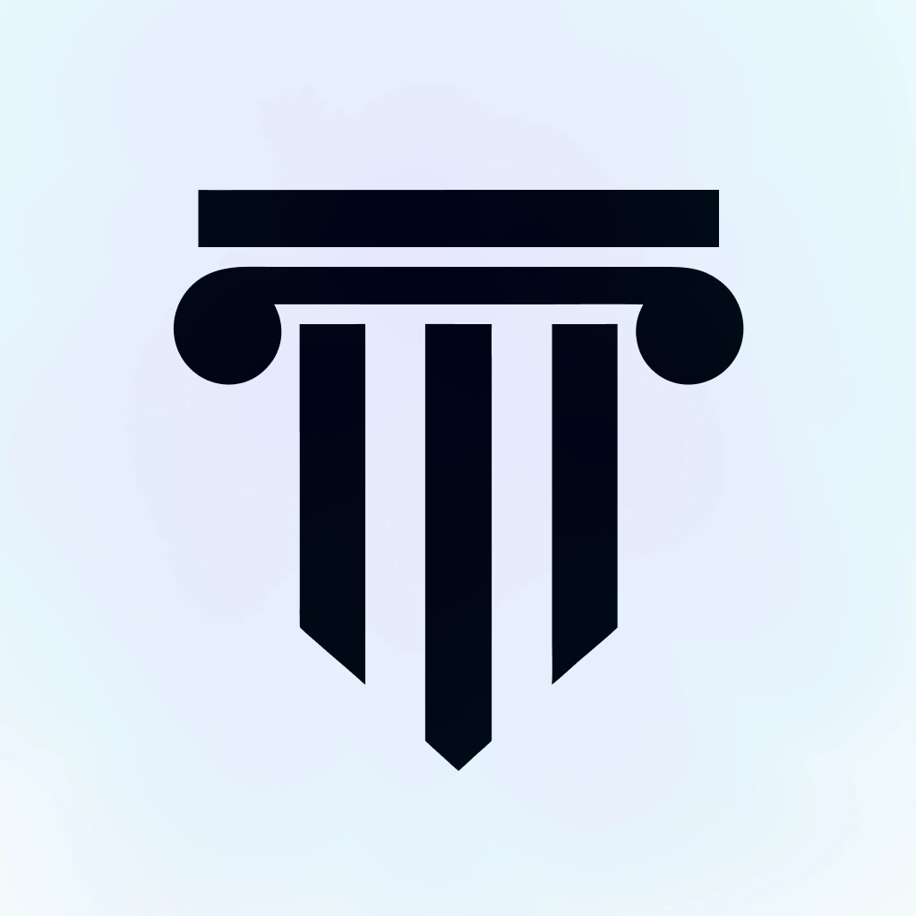Empire Client app icon — a Roman column mark on a pale blue gradient