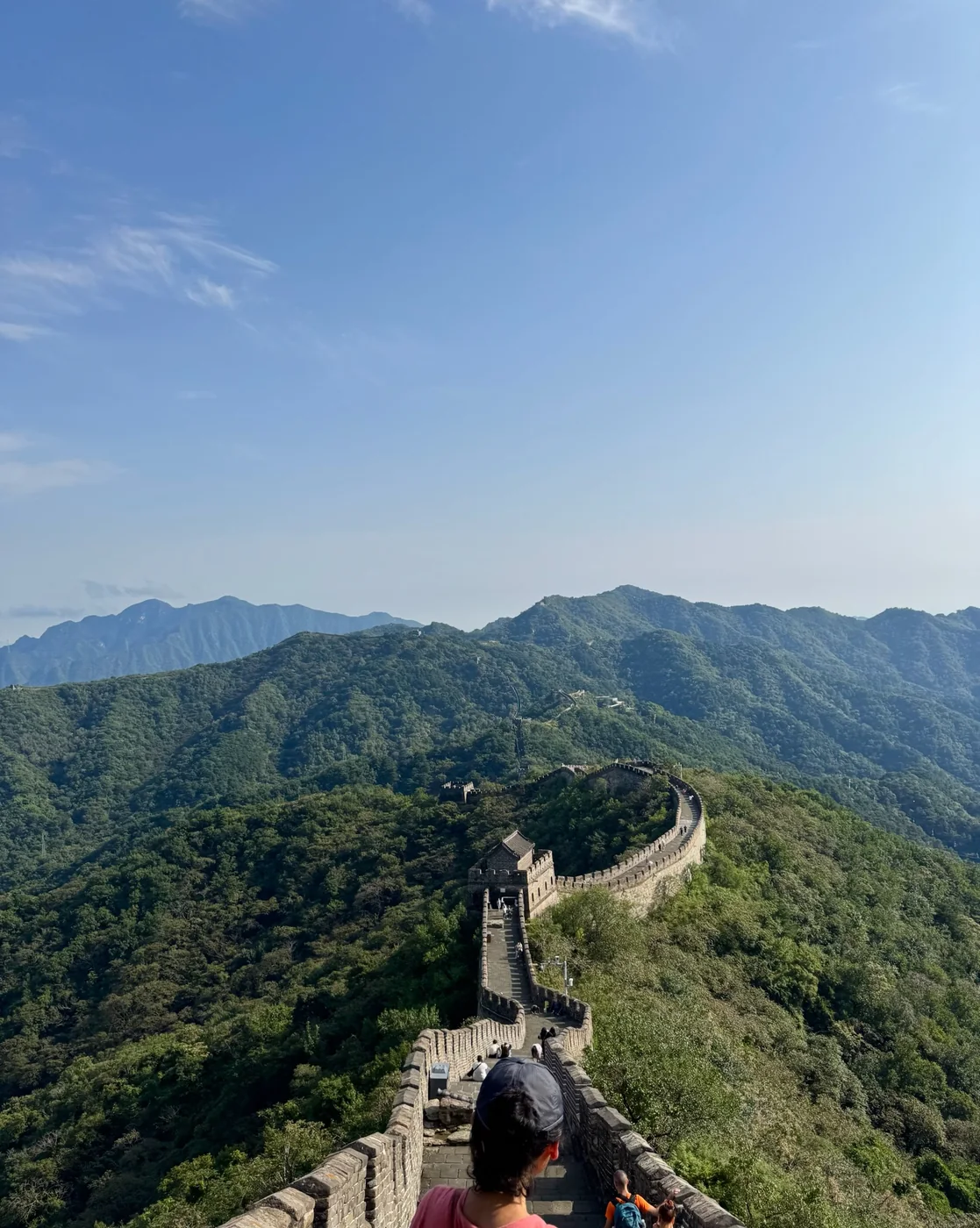 On the Great Wall of China